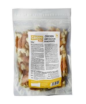 Levně CARODO Dog poch. Kuřecí maso s vápníkovou kostí 500g