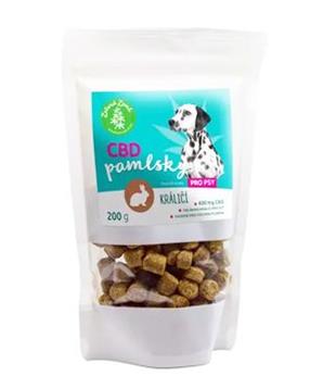 Levně CBD pamlsky pro psy králičí 200g