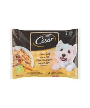 Cesar Selection kapsička v želé 4x100g