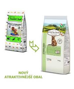 Levně Chat & Chat Expert Adult Sterilized s drůbežím masem 14 kg