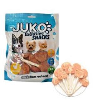 Levně Chicken & Codfish Lollipop JUKO Snacks 250g