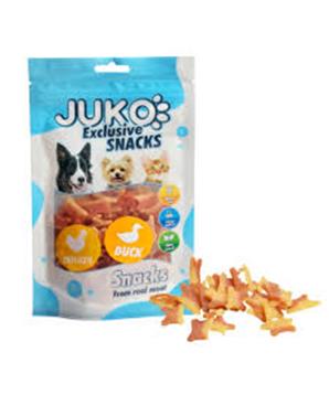 Levně Chicken & Duck Chips JUKO Snacks 70g