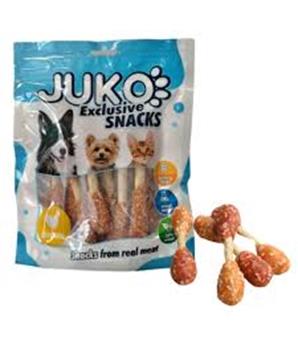 Levně Chicken & Duck with Rice Dumbbell JUKO Snacks 250g