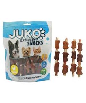 Levně Chicken, Duck & Liver wrap Rawhide JUKO Snacks 250g
