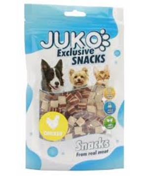 Levně Chicken, Liver & Fish Cubes JUKO Snacks 70g