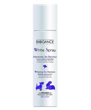 Biogance White spray -suchý šampon na bílou srst