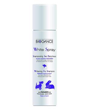 Levně Biogance White spray -suchý šampon na bílou srst 300 ml