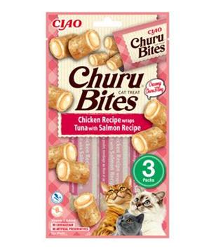 Churu Cat Bites Chicken wraps&Tuna Salmon Purée