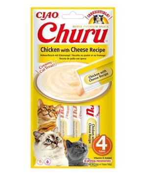 Levně Churu Cat Chicken with Cheese Recipe 4x14g