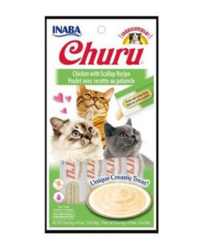 Levně Churu Cat Chicken with Scallop 4x14g
