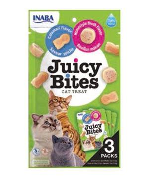 Levně Churu Cat Juicy Bites Broth&Calamari Flavor 3x11,3g