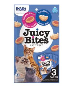 Levně Churu Cat Juicy Bites Chicken&Tuna Flavor 3x11,3g