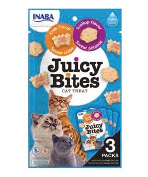 Levně Churu Cat Juicy Bites Scallop&Crab Flavor 3x11,3g