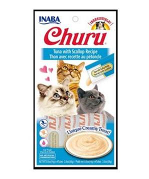 Levně Churu Cat Tuna with Scallop 4x14g