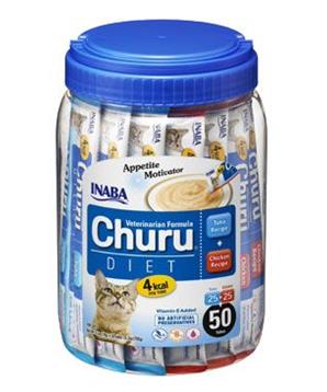 Levně Churu Cat Vet Diet Purée Tuna&Chicken Varieties 50x14g