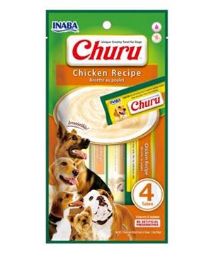Levně Churu Dog Chicken Recipe 4x14g