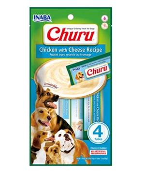 Levně Churu Dog Chicken with Cheese 4x14g