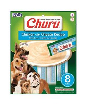 Levně Churu Dog Chicken with Cheese 8x20g