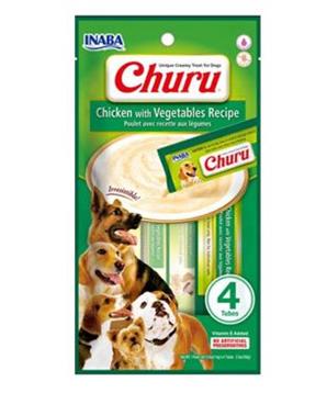 Levně Churu Dog Chicken with Vegetables 4x14g