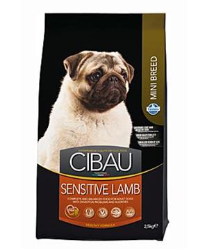 Levně CIBAU Dog Adult Sensitive Lamb&Rice Mini 2,5 kg
