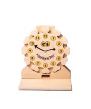 Levně Dřevěný hlavolam Clock 1 ks