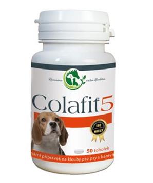 Levně Colafit 5 Na Klouby Pro Psy Barevné 50 tbl