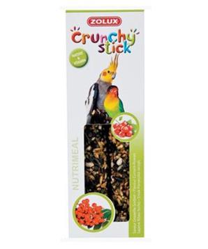 Levně Crunchy Stick Large parakeet Rybíz/Jeřabiny 2ks Zolux 1 bal.
