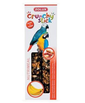 Levně Crunchy Stick Parrot Buráky/Banán 2ks Zolux 1 bal.