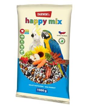 Levně Darwin’s velký papoušek Happy mix 1 kg