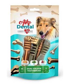 Levně Dental Dual color toothbrush M 10cm/7ks