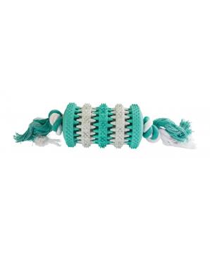 Levně Dentální péče mátový Roller s bavlněným lanem KIDDOG 26 cm