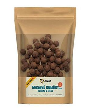 Levně DINGO masové kuličky kachna a losos 16mm/150g 1 bal.