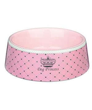 DOG PRINCESS - keramická miska růžová