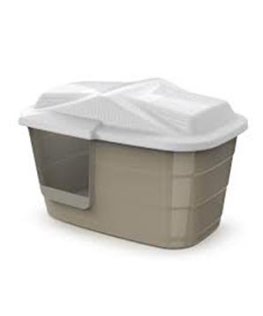 Levně Domeček plastový VILLA 2 v 1 WC 57,5 x 38,5 x 37 cm