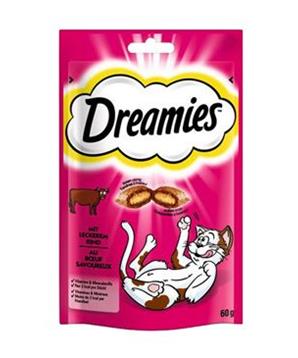 Dreamies kočka pochoutka s hovězím