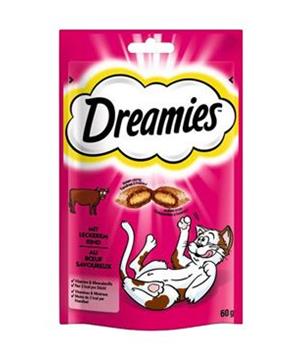 Levně Dreamies kočka pochoutka s hovězím 60 g