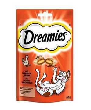 Levně Dreamies kočka pochoutka s kuřecím 60 g