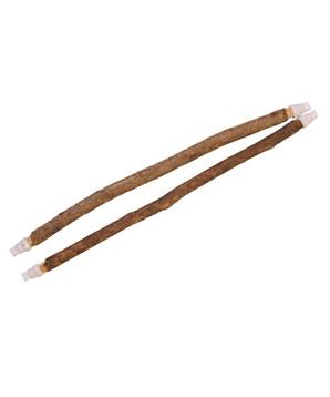 Levně Dřevěná bidla s plastovým úchytem do klece 35 cm/10a12 mm 2ks 1 bal