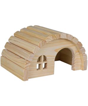 Levně Dřevěné iglů pro myši a křečky 19x11x13 cm