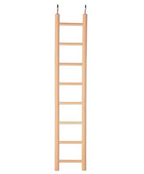 Levně Dřevěný závěsný žebřík 6 příček, 28 cm