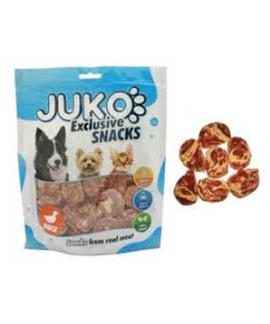 Levně Duck & Codfish Chips JUKO Snacks 70g