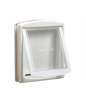 Levně Dvířka STAYWELL bílá s transparentním flapem 760 1 ks