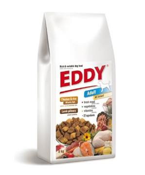Levně EDDY Adult All Breed kuřecí polštářky s jehněčím 8kg