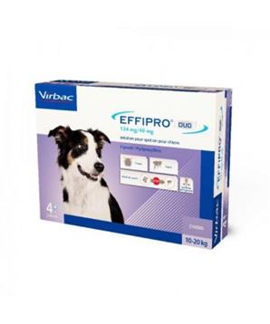 Levně Effipro DUO Dog M (10-20kg)- 1 balení (4x1,34ml) 1 balení