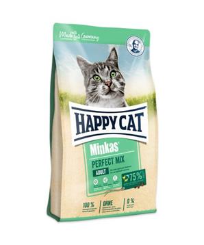 Levně HAPPY CAT Minkas Perfect Mix Geflügel, Fisch & Lamm 1 kg - poškozené balení