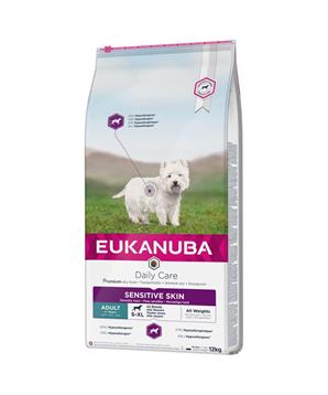 Levně Eukanuba Daily Care Sensitive Skin 12 kg