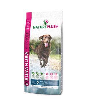 EUKANUBA Nature Plus+ Adult Large Breed Rich in freshly frozen Salmon
