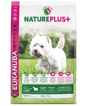 EUKANUBA Nature Plus+ Adult Small Breed Rich in freshly frozen Lamb
