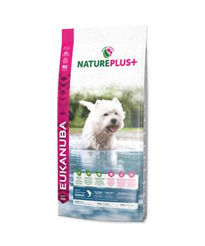 EUKANUBA Nature Plus+ Adult Small Breed Rich in freshly frozen Salmon