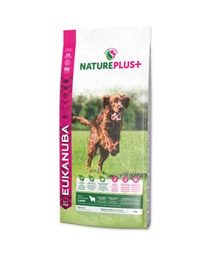 EUKANUBA Nature Plus+ Puppy & Junior Rich in freshly frozen Lamb